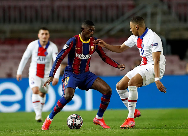 Ousmane Dembele in action - Karrel Hamutenya Updated World