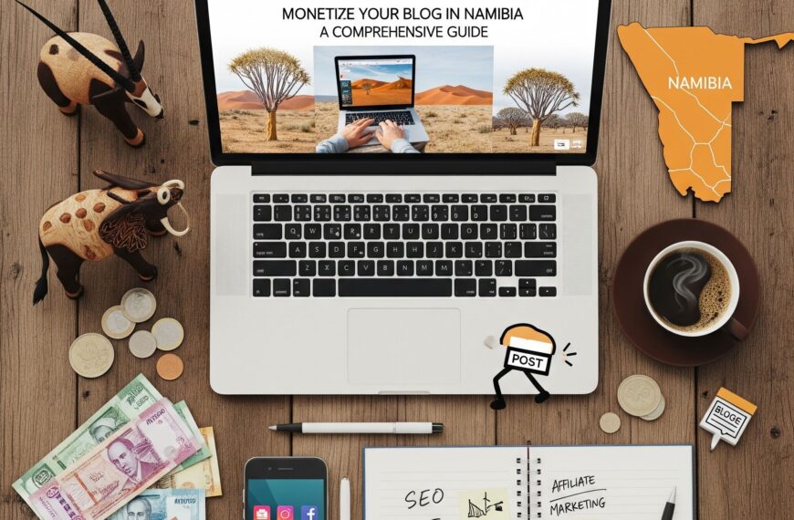 5 ways to make money blogging in Namibia
