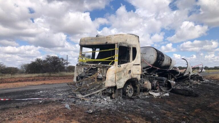 Petrol Tanker Burns Down on B6 Road 2 A petrol Tanker - The Updated World