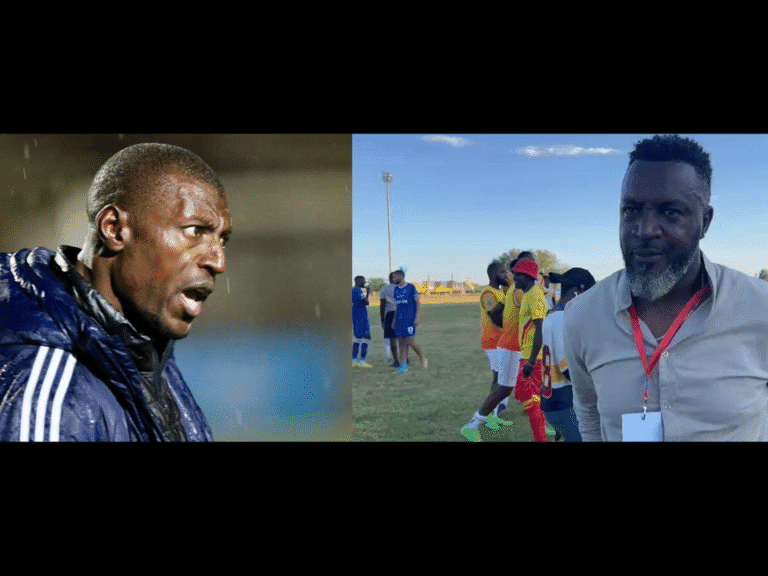 NFA Suspends Coaches Following Gun and Knife Incident in Okahandja 4 Ronny Kanalelo and Paulus Shipanga's fight