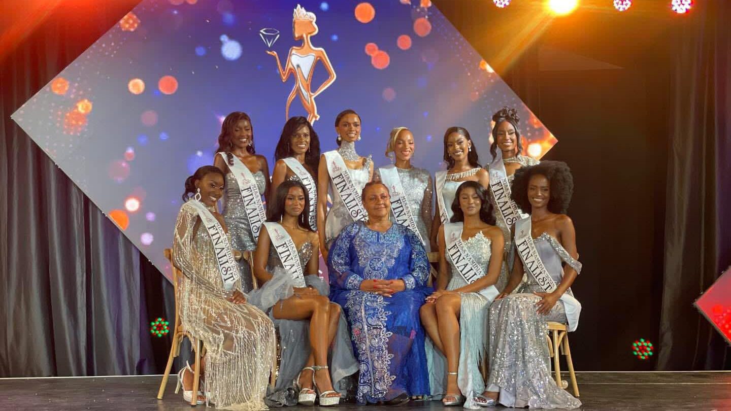 miss Namibia finalist with CEO - The Updated World