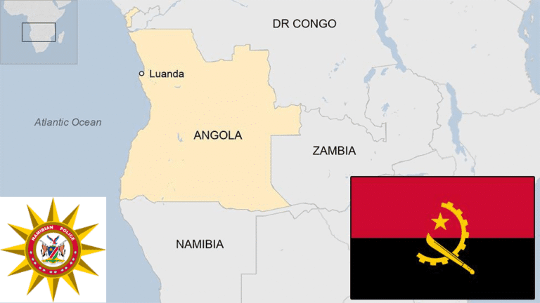 Nampol and NDF Enter Angola After Armed Men Steal Cattle in Namibia 7 Angola and Namibia