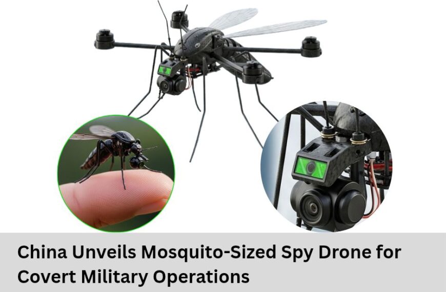Mosquito-Sized Spy Drone