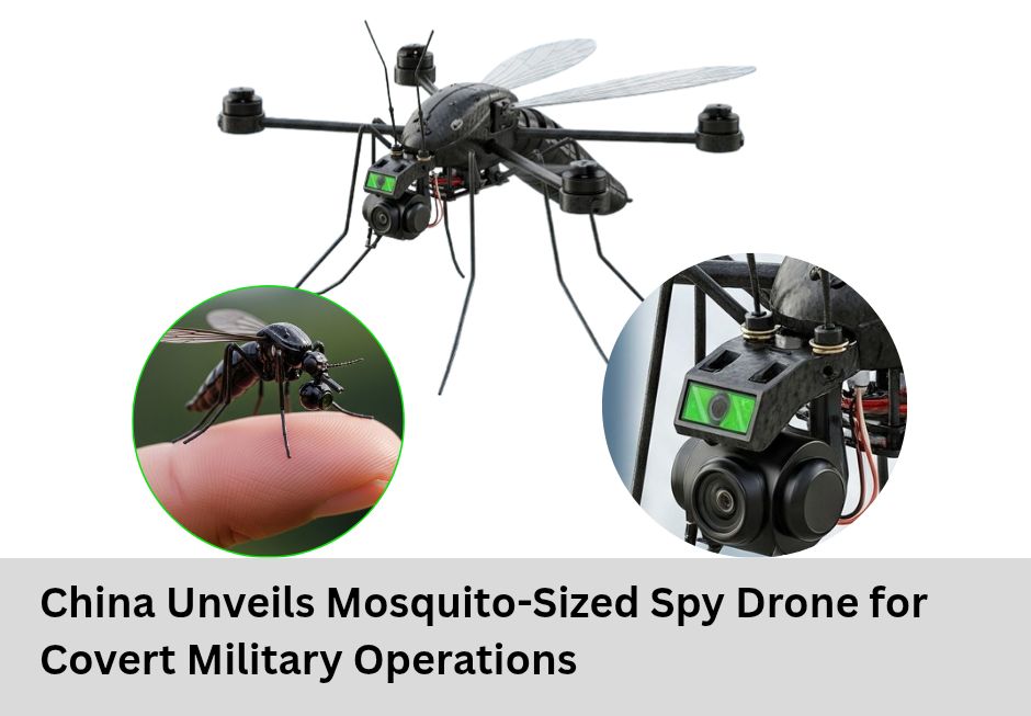 Mosquito-Sized Spy Drone