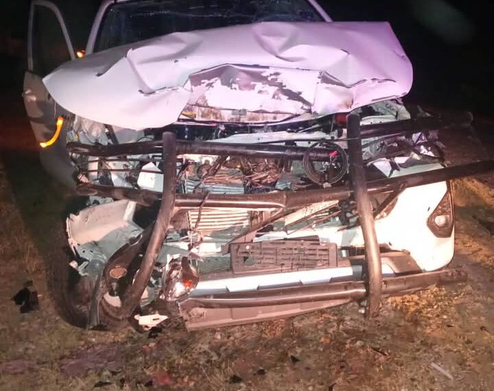 Two Vehicles Collide After Cow Causes Traffic Chaos in Siyena Village