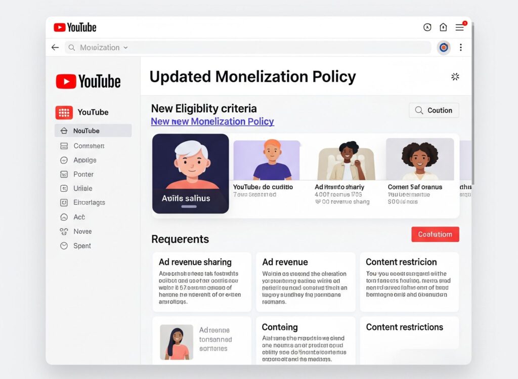 YouTube has updated its content monetization policy