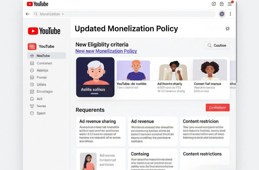 YouTube has updated its content monetization policy