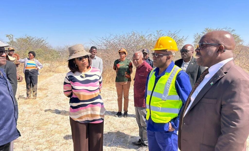The Shambyu Traditional Authority officially handed over land this afternoon to Prime Minister Elijah Ngurare and Agriculture Minister Inge Zaamwani