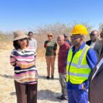 The Shambyu Traditional Authority officially handed over land this afternoon to Prime Minister Elijah Ngurare and Agriculture Minister Inge Zaamwani