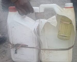 Illegal Ngungula Fuel Sellers Caught Using Deceptive Containers