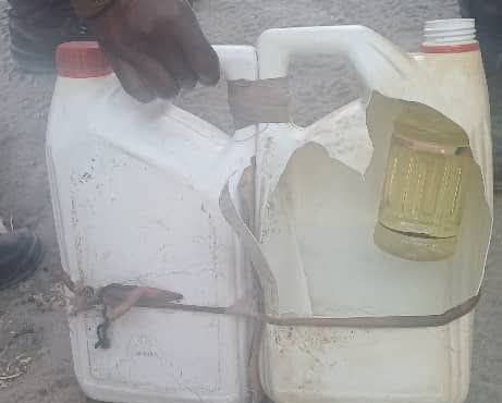 Illegal Ngungula Fuel Sellers Caught Using Deceptive Containers