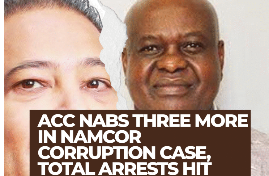 ACC Nabs Three More in NAMCOR Corruption Case, Total Arrests Hit Eight