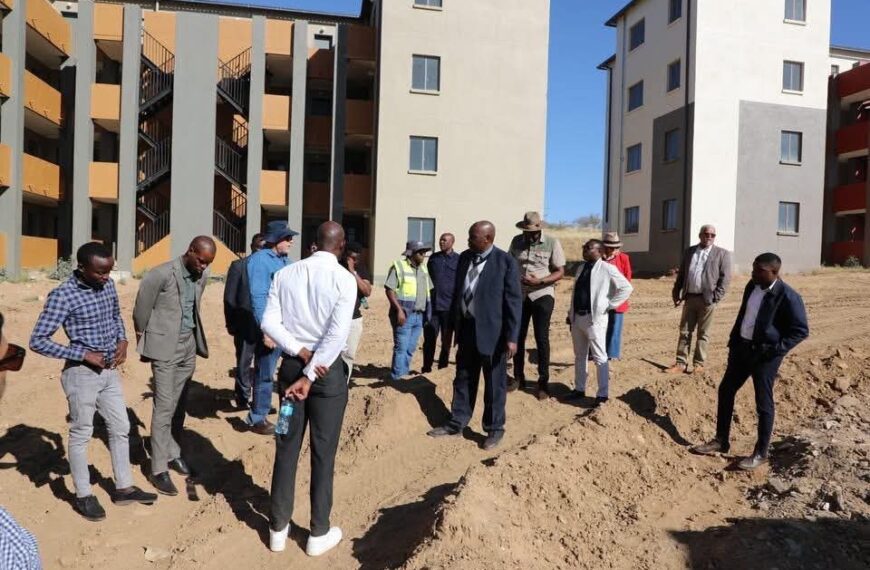Sankwasa Orders Contractor to Finalise Otjomuise Mass Housing by Year-End