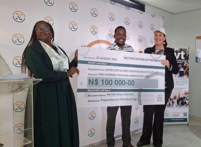 NASRIA Pledges N$100,000 to Fuel Brave Warriors’ World Cup Qualifier Campaign 2 NASRIA Pledges N$100,000 to Fuel Brave Warriors’ World Cup Qualifier Campaign