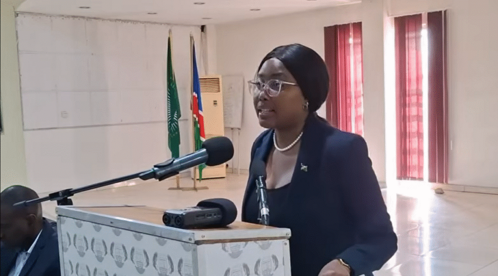 Minister of Information, Communication and Technology, Emma Theofelus