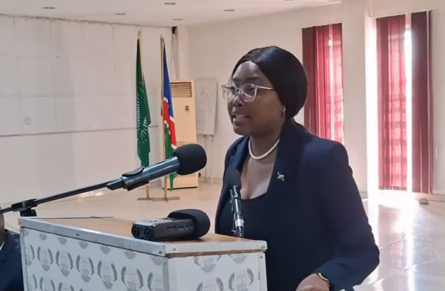 Minister of Information, Communication and Technology, Emma Theofelus