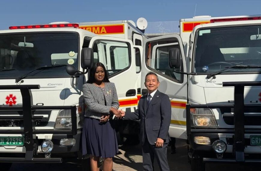 Japan Donates Three Ambulances to Strengthen Namibia’s Emergency Health Services