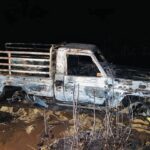 A car was destroyed by fire in Kavango West.