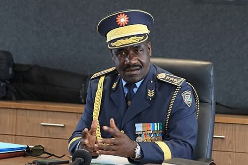 Namibia’s Inspector General of Police, Lieutenant General Joseph Shikongo