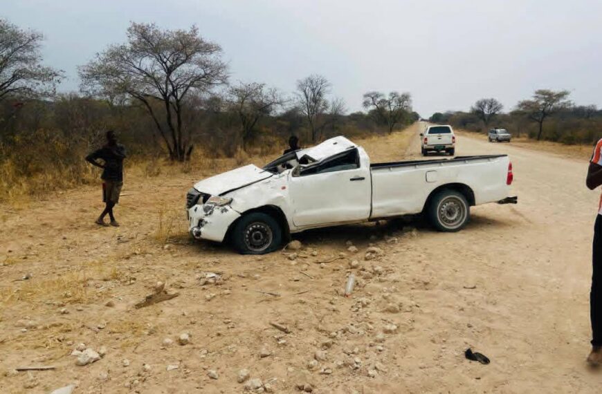 Unlicensed Driver Injured After Vehicle Overturns in Kavango West