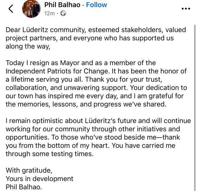Mayor Phil Balhao
