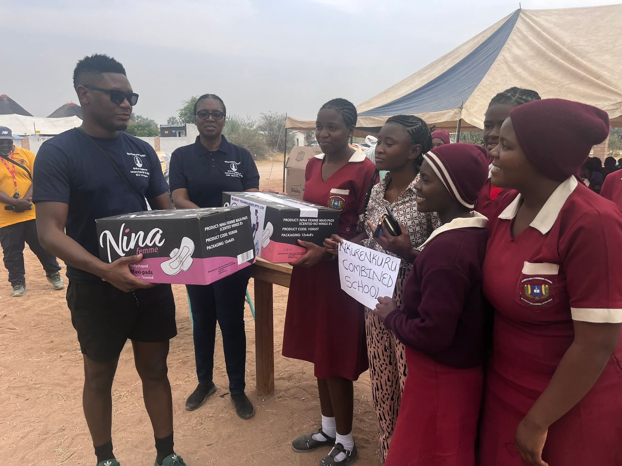 Health Walk, Donates Thousands of Sanitary Pads