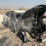 NEFF Deputy President’s Car Goes Up in Flames Near Oshakati