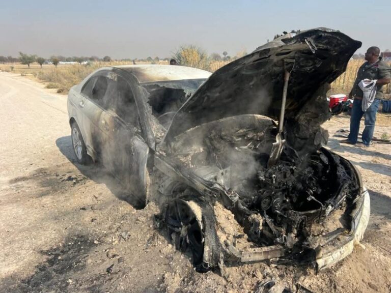 NEFF Deputy President’s Car Goes Up in Flames Near Oshakati 10 NEFF Deputy President’s Car Goes Up in Flames Near Oshakati