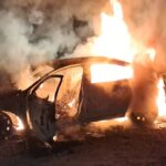 Vehicle Catches Fire in Rundu