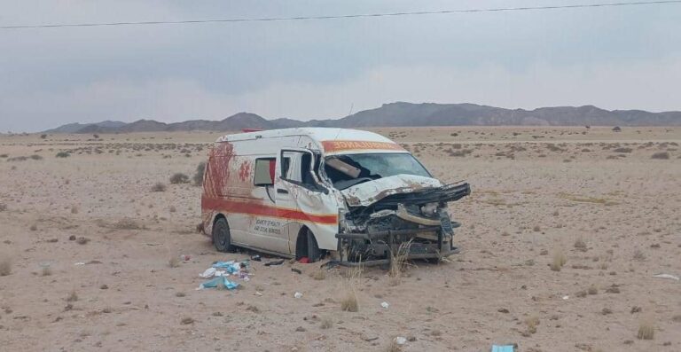 State Ambulance Involved in accident Near Aus 3 IMG 20250920 WA00031