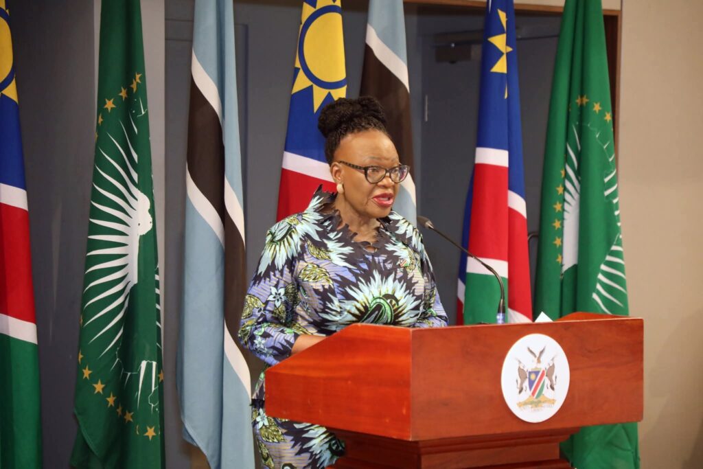 Minister of International Relations and Trade, Selma Ashipala-Musavyi