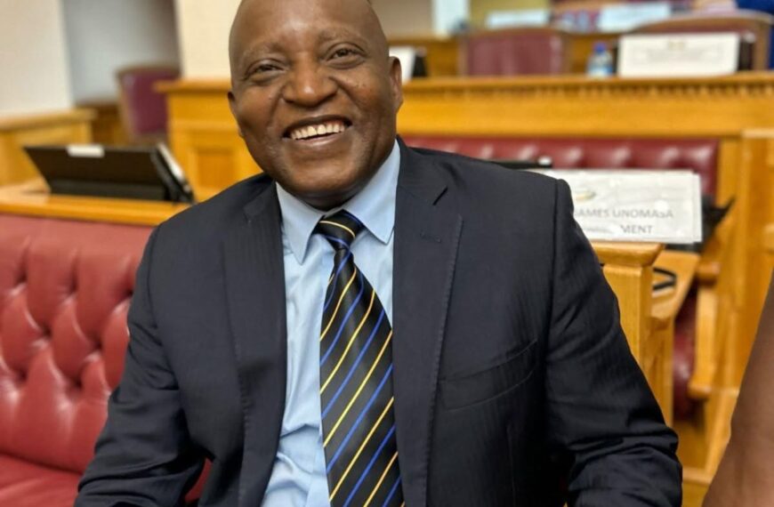 Namibia's Prime Minister Elijah Ngurare