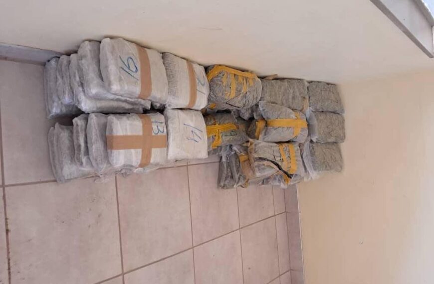 Police found N$3.5 Million Worth of Drugs in the bridge