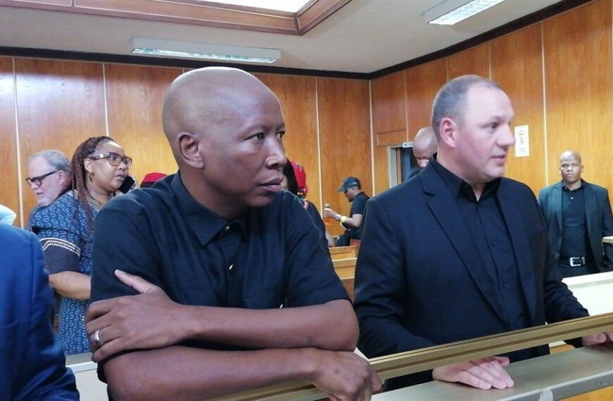 Economic Freedom Fighters (EFF) leader Julius Malem