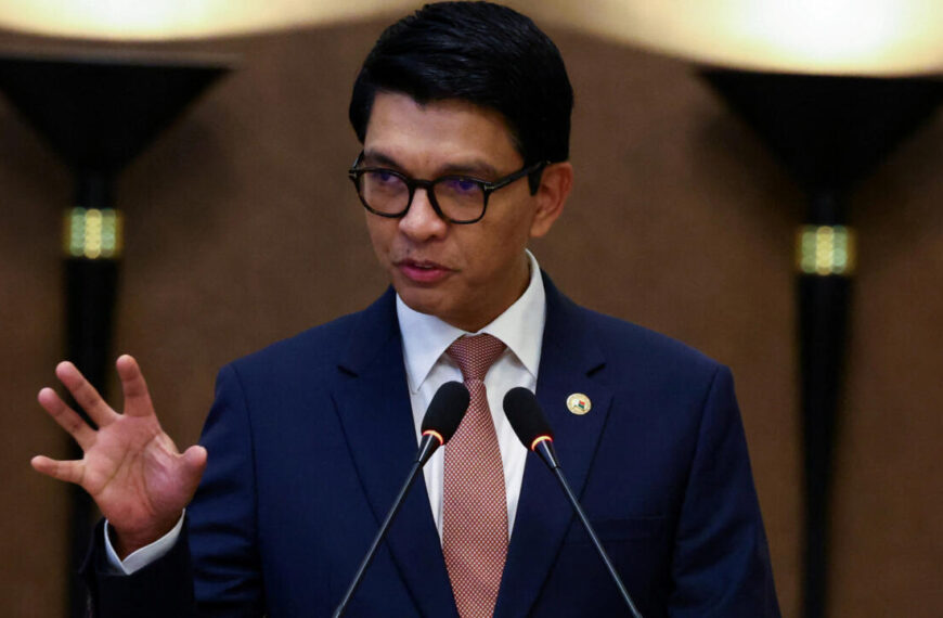 Madagascar’s President Andry Rajoelina