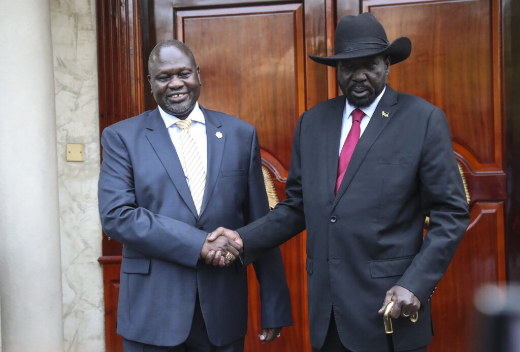 President Salva Kiir and Riek Machar