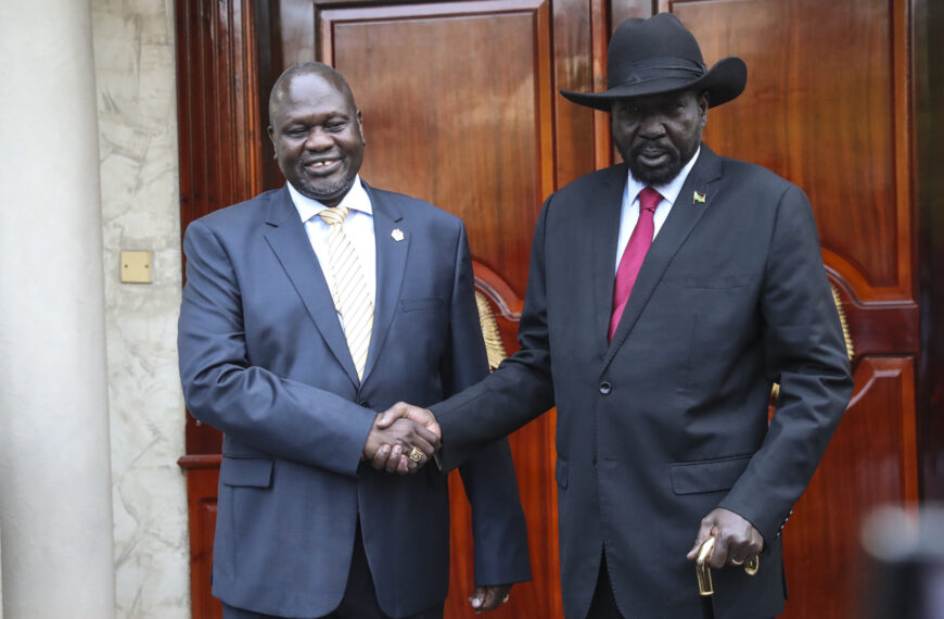 President Salva Kiir and Riek Machar