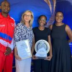 Emilia Ekandjo was handed over the People’s Choice Sport Star of the Year award