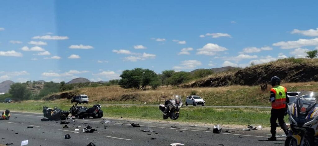 Four NDF Officers Hospitalised After Motorcycle Crash Near Brakwater