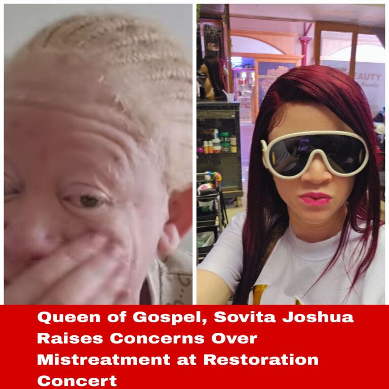 Queen of Gospel, Sovita Joshua Raises Concerns Over Mistreatment at Restoration Concert