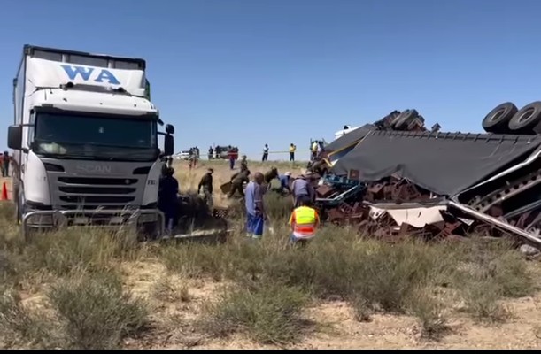Truck Driver in Stable condition After Beer Truck Overturns Near Mariental