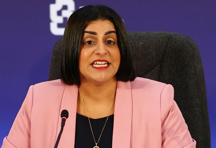 The UK’s Home Secretary, Shabana Mahmood,