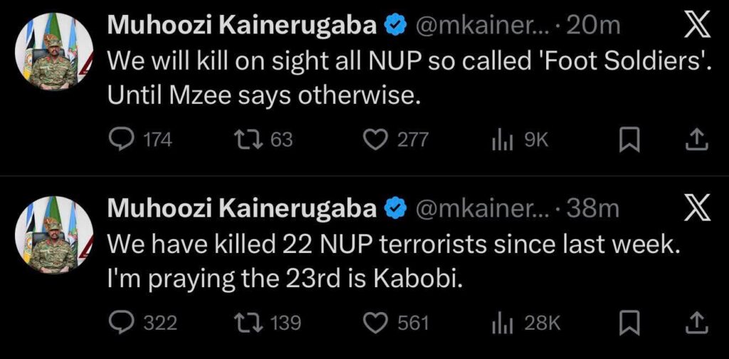 Museveni’s Son and Army Chief Boasts of Killings, Says Current Count Too Low, Promises More 2 FB IMG 1768853596916