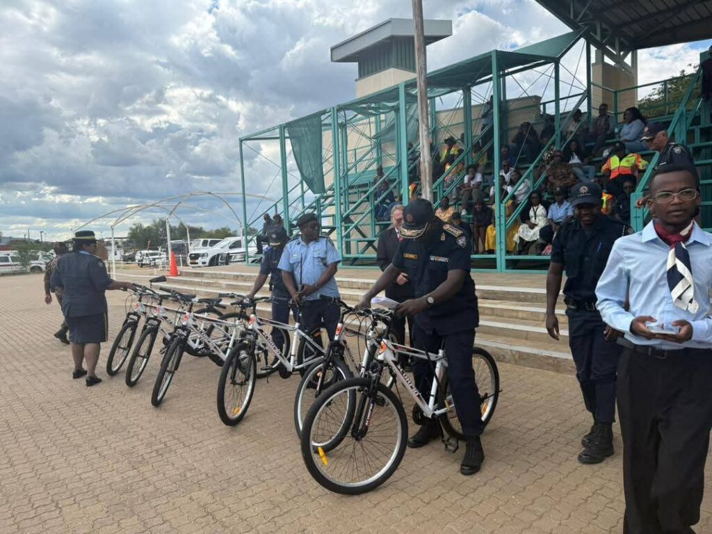 NAMPOL Receives High-Tech Surveillance Equipment and Bicycles to Boost Operations
