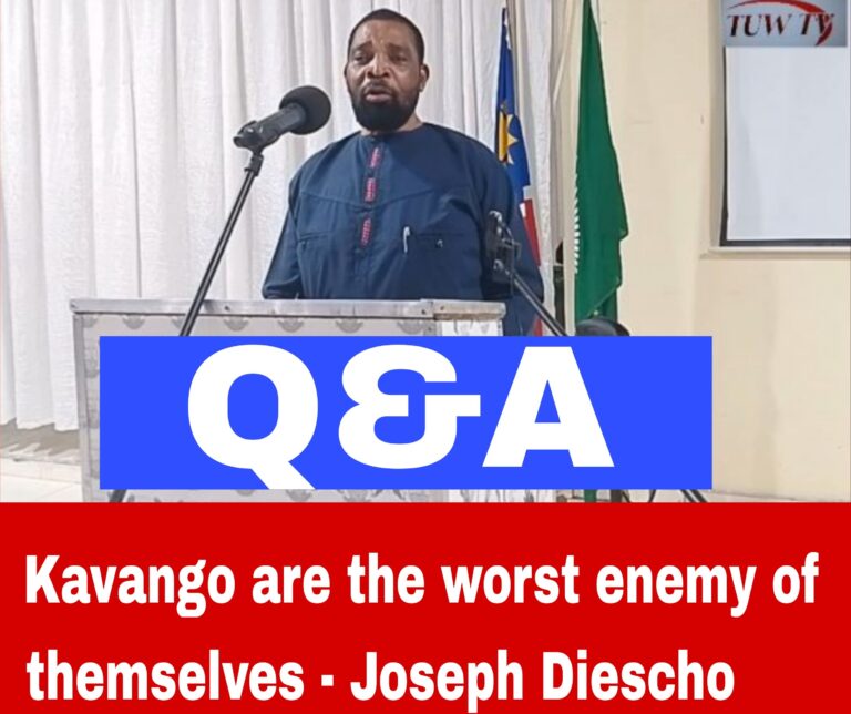 Kavango are the worst enemy of themselves - Joseph Diescho 3 Kavango are the worst enemy of themselves - Joseph Diescho