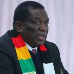 Zimbabwean President Emmerson Mnangagwa