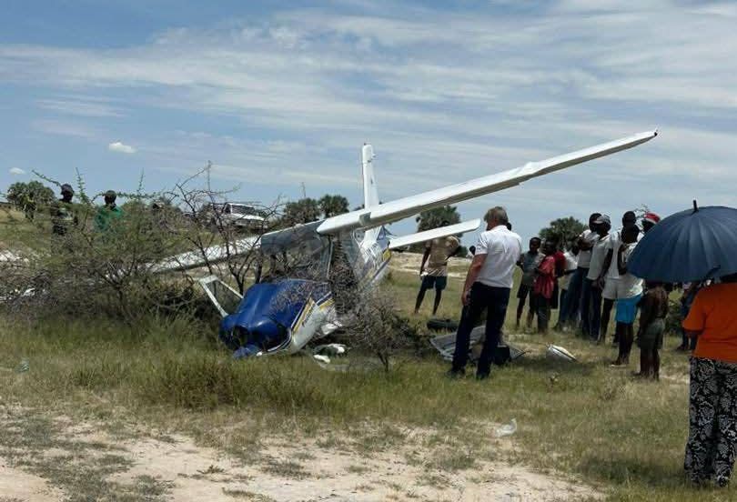 Small Plane Crashes Near Okahao 2 Small Plane Crashes Near Okahao
