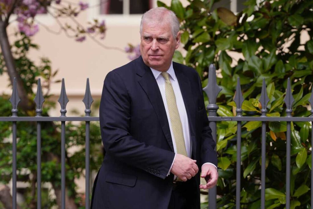 Former Prince Andrew Mountbatten-Windsor