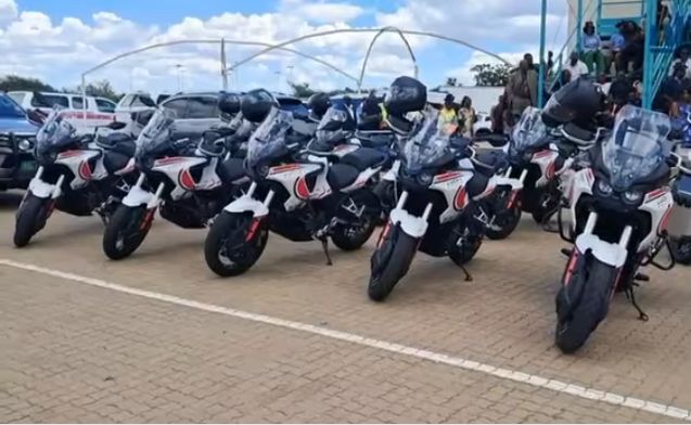 Russian Businessman Rashid Sardarov Donates N$4 Million Motorbikes to NamPol
