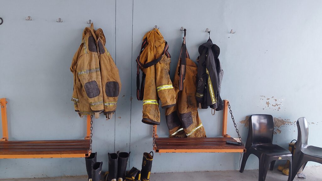 Rundu Town Council's Firefighters Unit Reduced to ‘Decorational’ Unit With nearly Zero Equipments 2 This the only protective clothes for Rundu Town Council Firefightes, used over ten years
